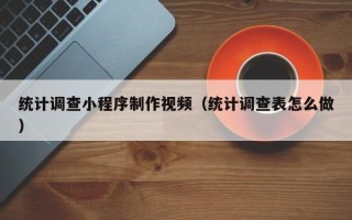 海门统计调查小程序制作视频（统计调查表怎么做）